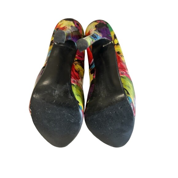 Steve Madden Dejavu Floral Multi Platform Stiletto Pumps Ultra Heels Women's 7M - Picture 10 of 13